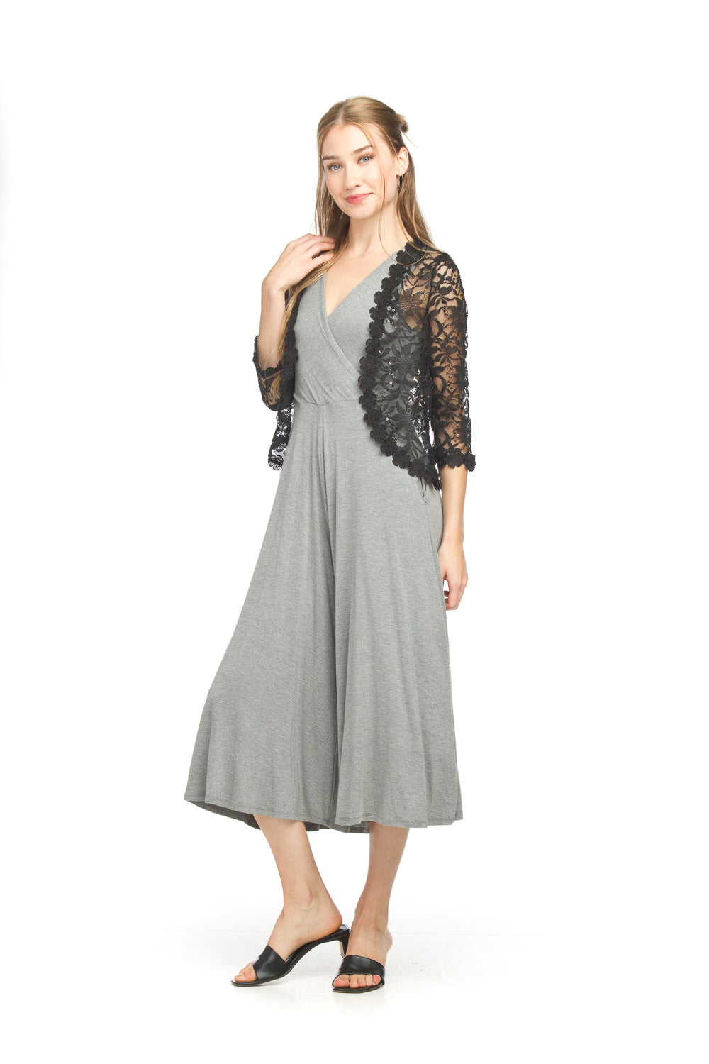 Lace Bolero With Sequins