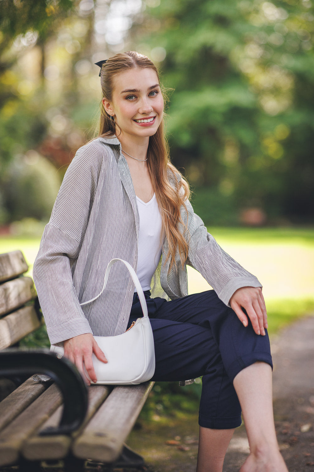 Cotton Seercuker Oversized Collard