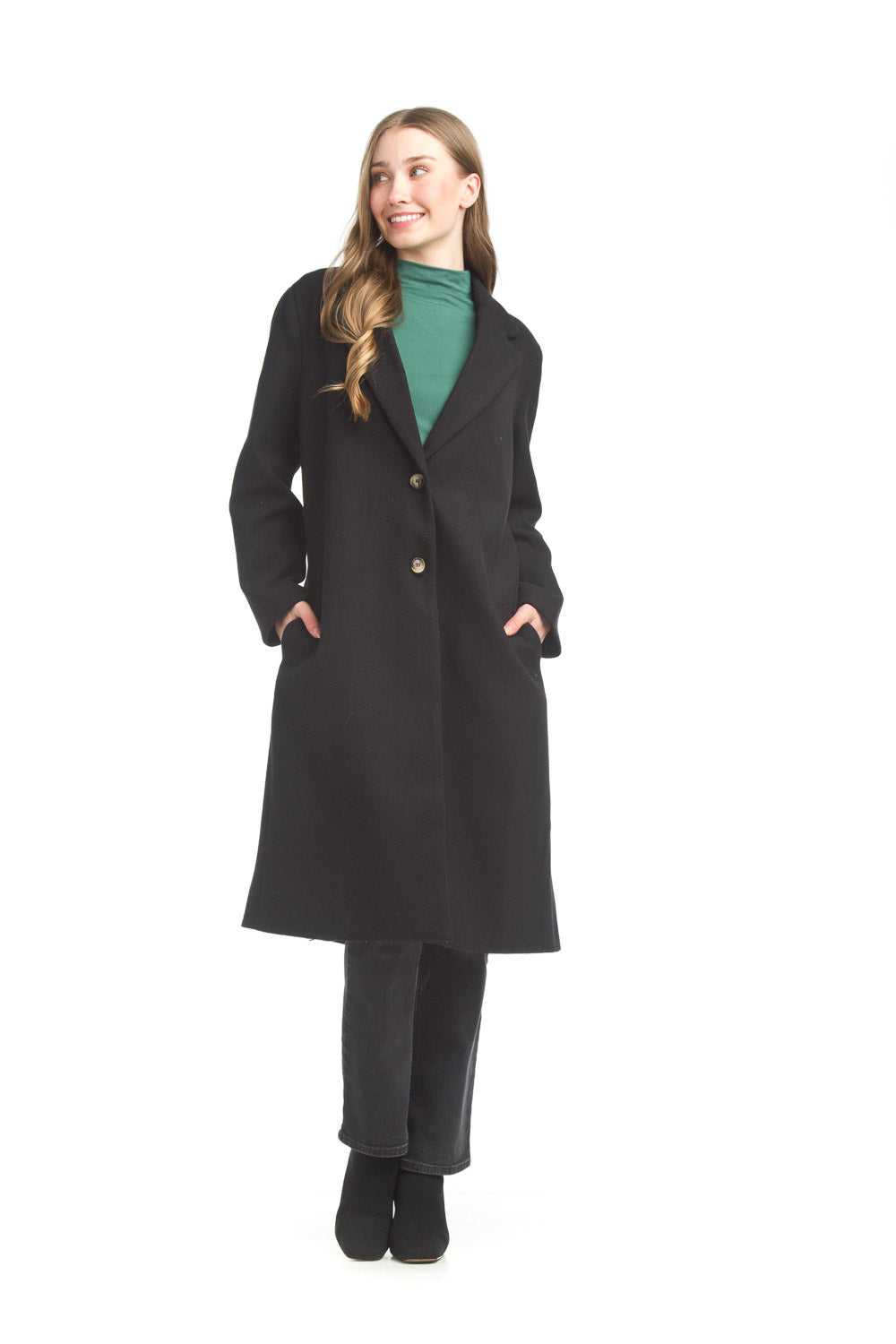 Lapel Single Breasted Coat