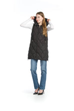 Load image into Gallery viewer, JT-13752 - Puffer Hooded Vest with Side Zip Detail
