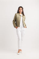 Denim Stretch Jacket - JT - 14778