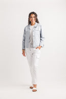 Denim Stretch Jacket - JT - 14778