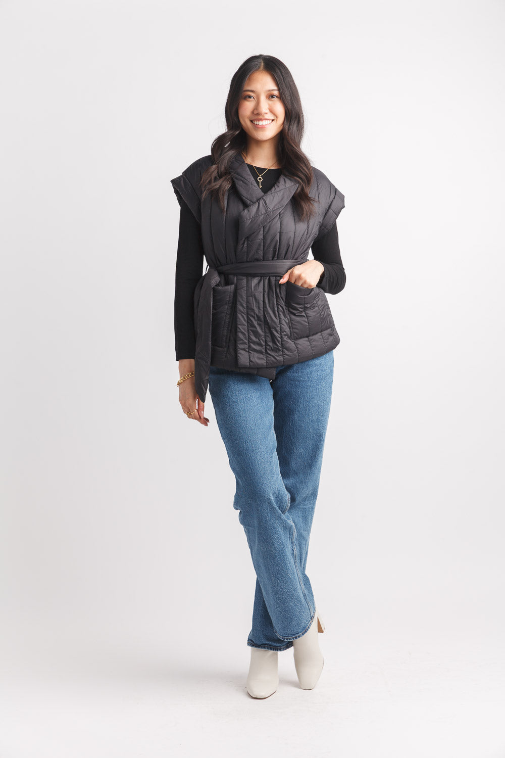 Quilted Wrap Look West