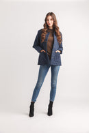 Barn Coat With Corduroy Collar And Pockets