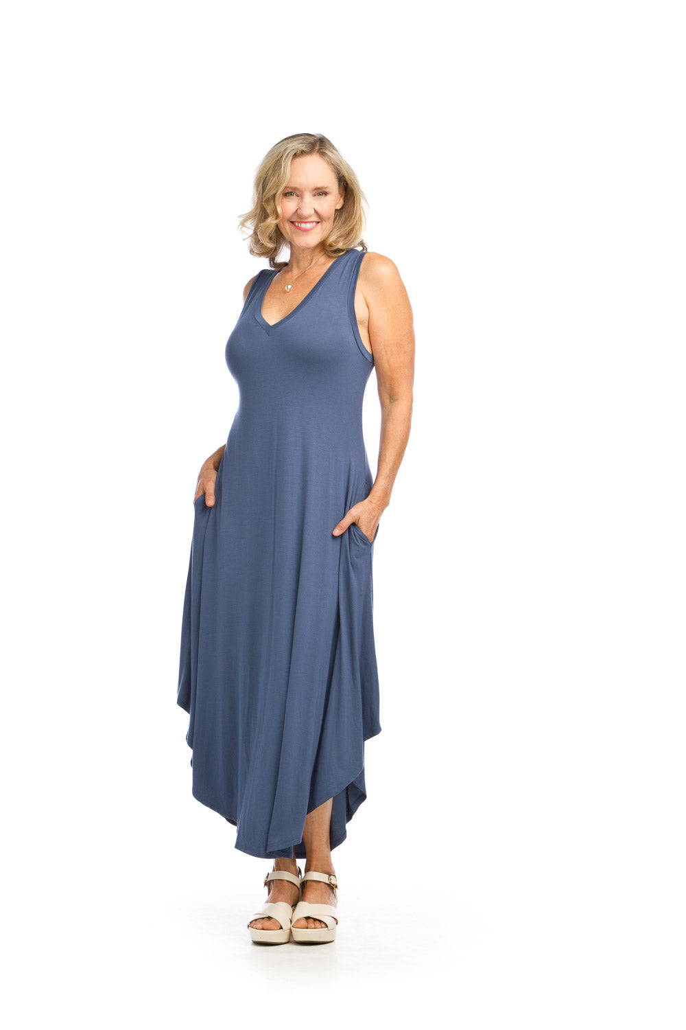 Soft Stretchy Maxi Dress with pockets