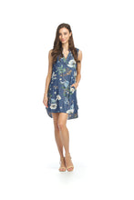 Load image into Gallery viewer, PD-12694 - FLORAL DRESS WITH SMOCKED BACK &amp; TIE BELT
