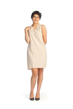 Load image into Gallery viewer, PD-14579 - SLEEVLESS COTTON DRESS WITH RAW EDGE AND POCKETS
