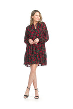 Load image into Gallery viewer, PD-15518  ROSE PRINTED FLOWY DRESS
