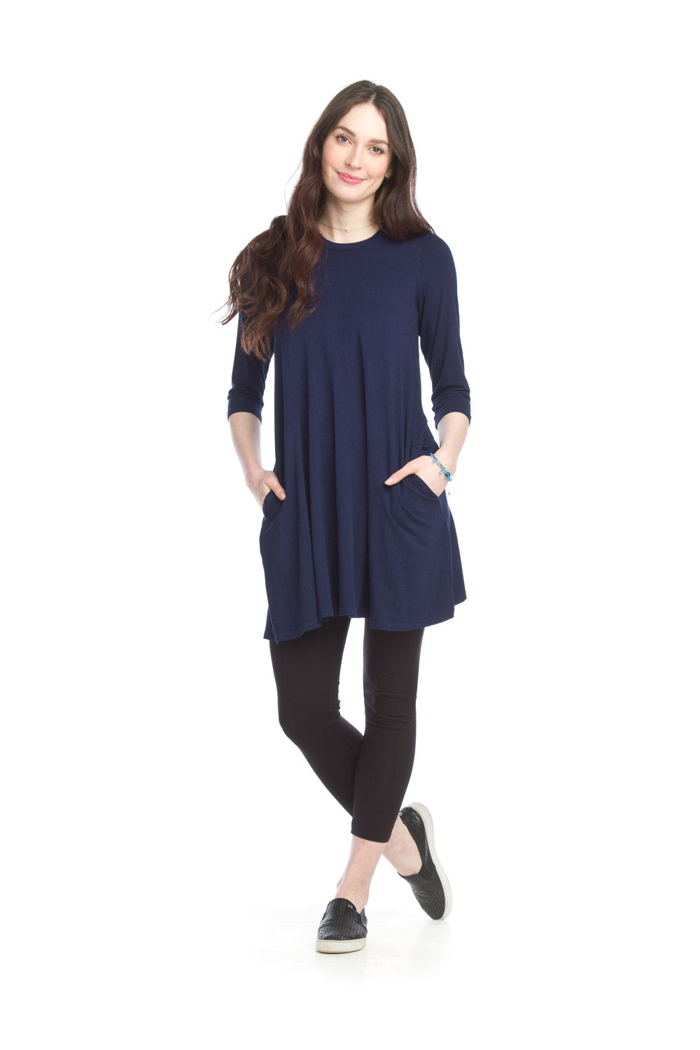 Aline Bamboo Knit Dress with Pockets