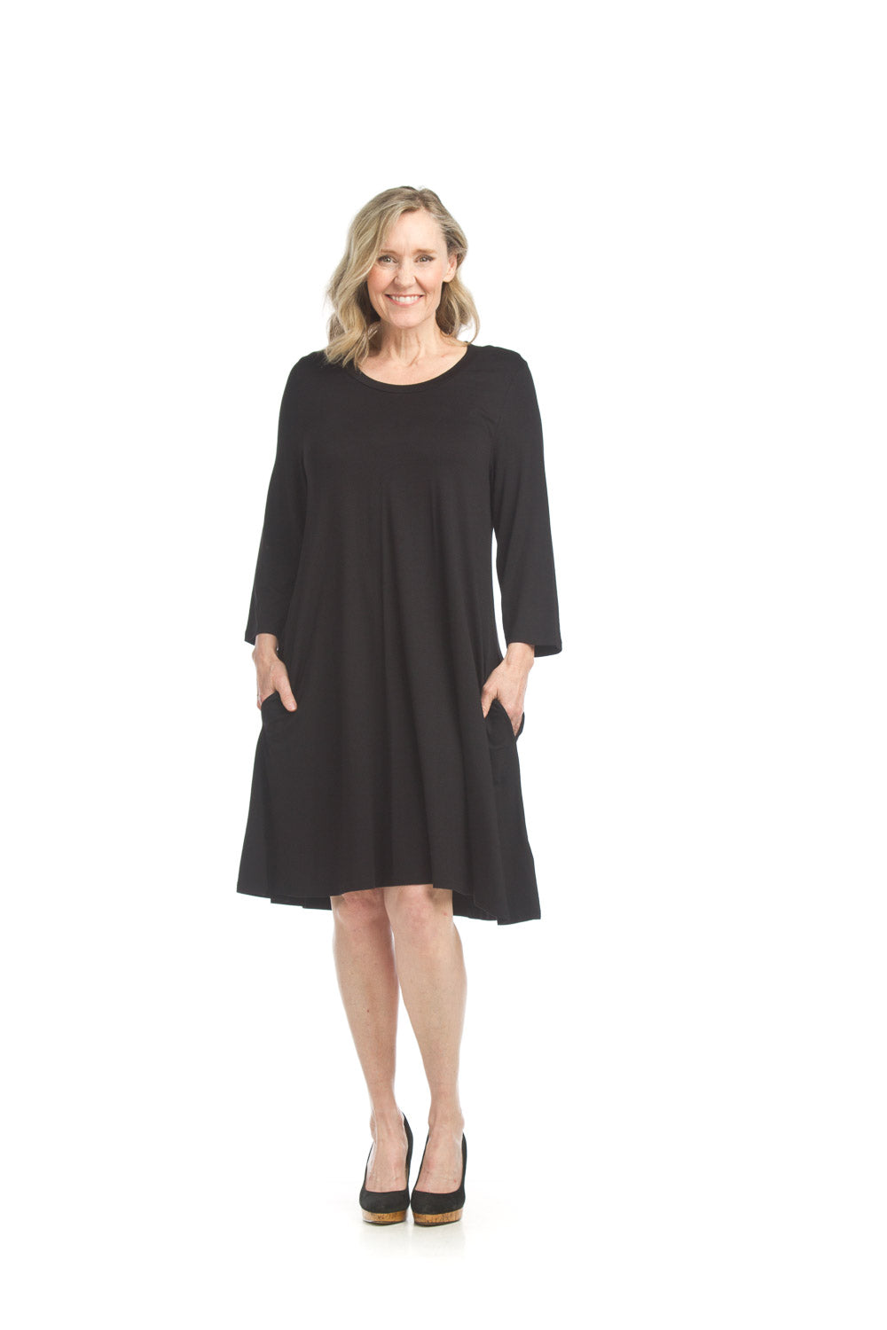 Aline Bamboo Knit Dress with Pockets