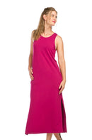 Bamboo Knit Side Split Maxi Dress