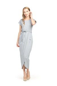 Stretch Heathered Cotton Dress