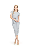 Stretch Heathered Cotton Dress