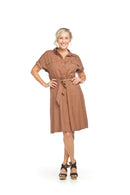 Short Sleeve Cargo Style Dress