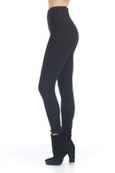 Black Brushed High Rise Stretch leggings