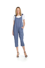 Load image into Gallery viewer, PP-07811 - COTTON BLEND JUMPSUIT WITH ADJUSTABLE TIE STRAPS

