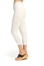 Load image into Gallery viewer, PP-14810 - Black - STRETCH BAMBOO CROPPED LEGGINGS
