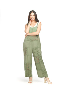 Embroidered Work Overalls