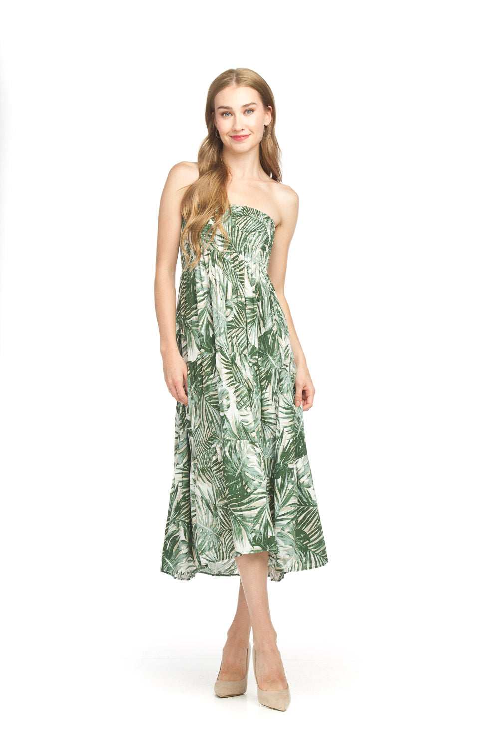 Leaf Convertible Tiered Maxi Skirt