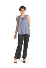 Load image into Gallery viewer, PT-14008 - CHARCOAL - ALINE STRETCH BAMBOO TANK
