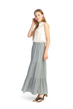 Load image into Gallery viewer, PS-14912 - COTTON GAUZE TIERED SKIRT WITH ELASTIC WAIST
