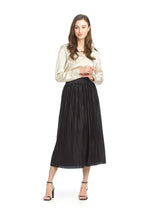 Load image into Gallery viewer, PS-15913 Satin Pleated Skirt
