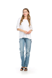 Bamboo Stretch High Low Top