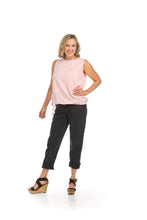 Load image into Gallery viewer, PT-16041 - STRETCH KNIT TANK TOP WITH TIE HEM
