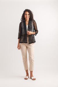 Mesh Coverup Sequin Details