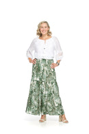 Leaf Convertible Tiered Maxi Skirt