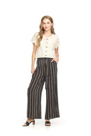 Geon Striped Crinkle Pants