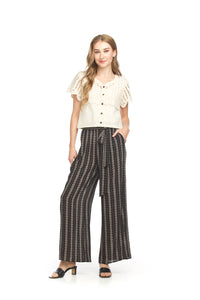 Geon Striped Crinkle Pants