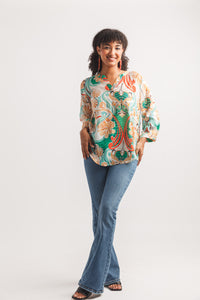 Abstract Print Blouse