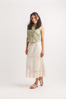 Collared Soutache Floral Top