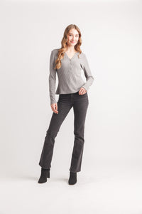 Essential Knit Henley Top