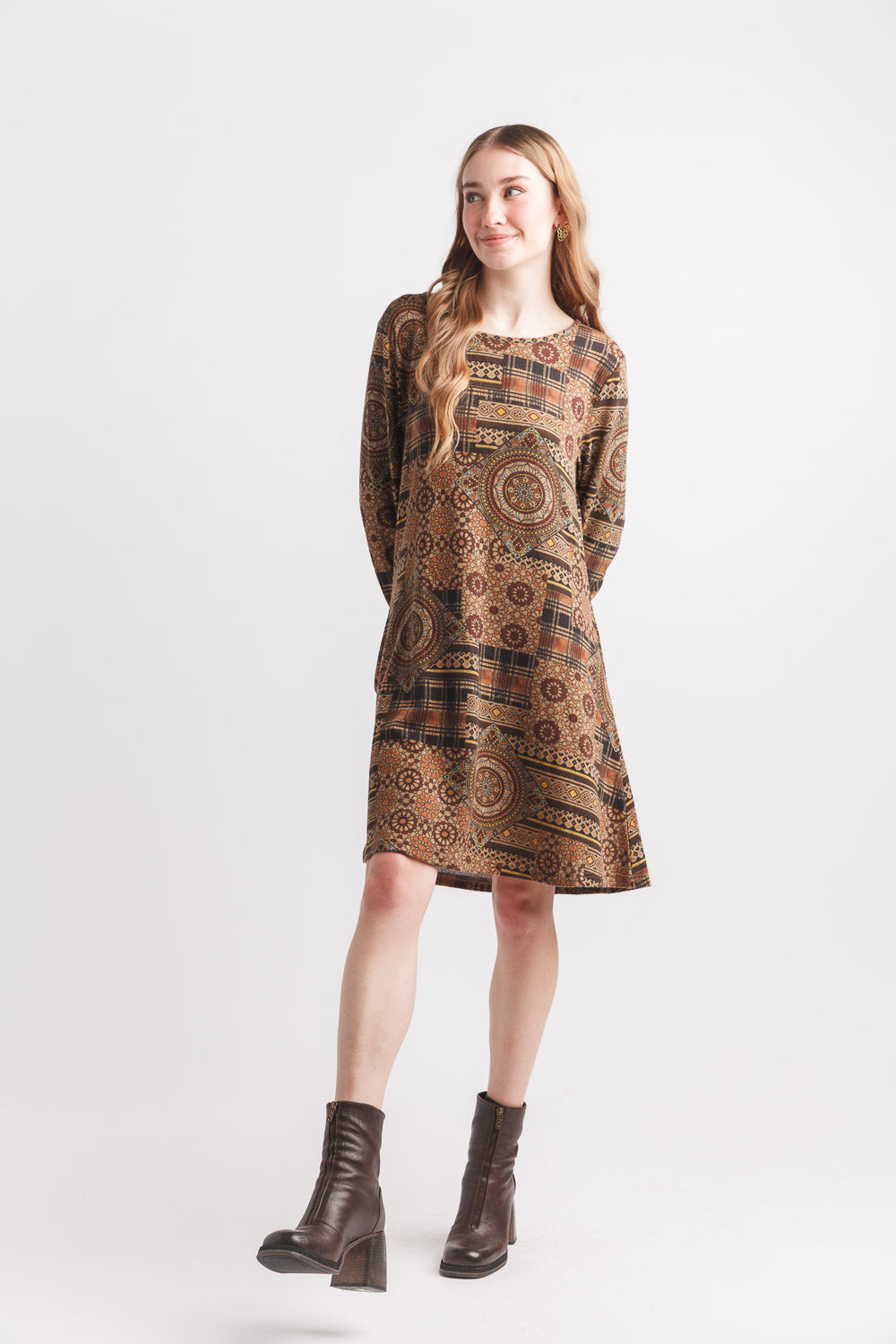 Medallion Print Dress