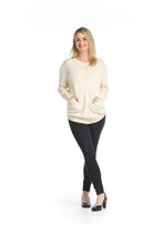 Load image into Gallery viewer, ST-06249 -Cobalt- Sweater Tunic with Rounded Hem and Pockets
