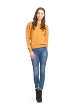 Load image into Gallery viewer, ST-15224 - Mustard - Pullover Sweater with Knit Details
