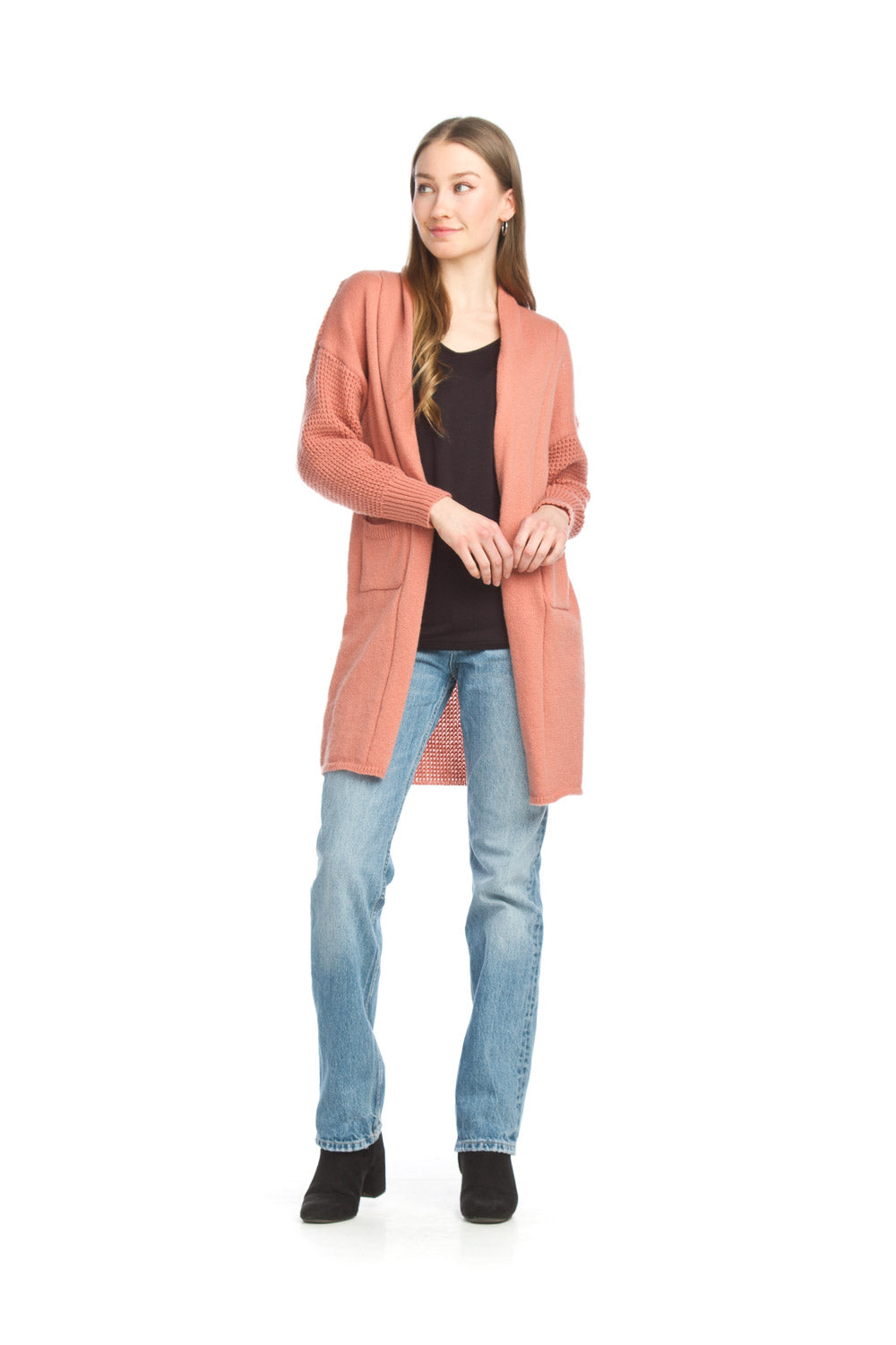 ST-15232 - Soft Knit Cardigan with Pockets