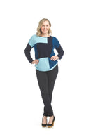 Colour Blocked Lightweight Sweater