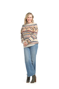 Global Design Pullover Sweater