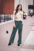Daisy Flower Knit Pullover