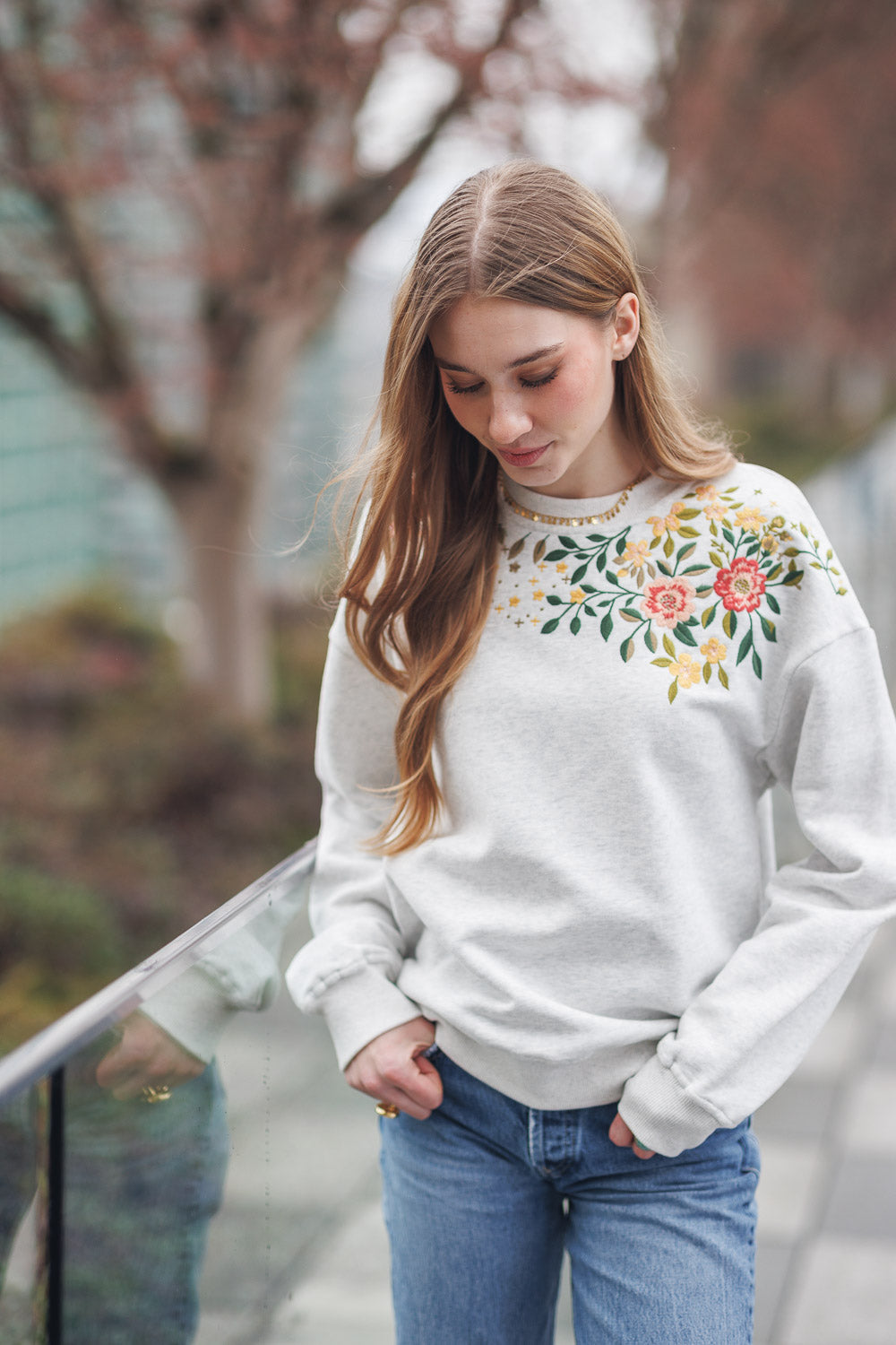 Embroidered Sweatshirt