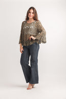 Crochet Bell Sleeve Pullover