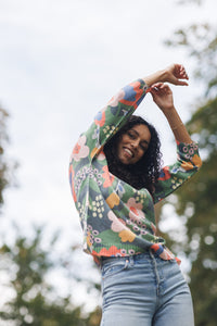 Floral Lightweight Sweater