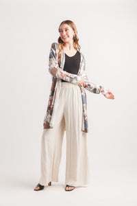Abstract Lightweight Cardigan