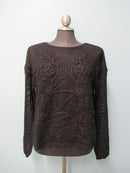 Floral Soutache Sweater