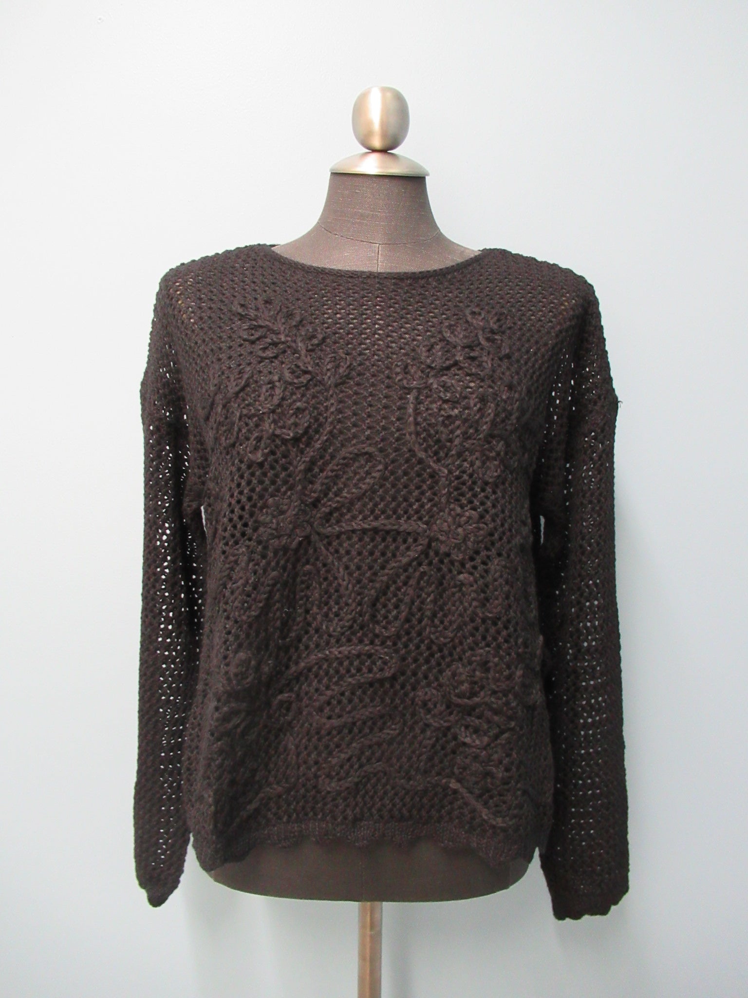Floral Soutache Sweater