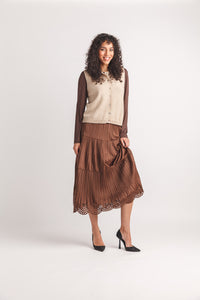 Knit Button Front Vest