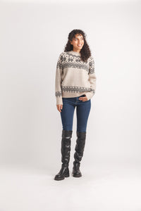 Fairisle Knit Intarsia Sweater